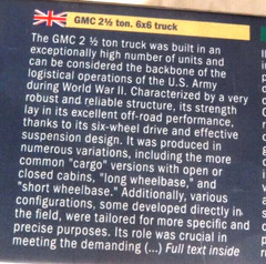 1/35 Italeri US Army WWII GMC 2 1/2 ton 6X6 Truck Driver Red Ball Express # 6271