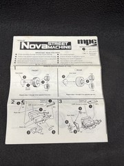 MPC Nova Street Machine 1-0762 Chevy Instructions Original 1978 1979 1985 Car