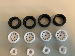 Revell 1/24 Dom’s ’71 plymouth GTX After Market Wheels with Low Profile Tires