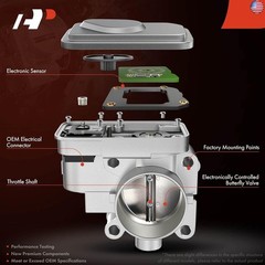 A-Premium Electronic Throttle Body Compatible with Chevrolet Impala 08-09,
