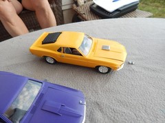 Vintage? 1960’s Ford Mustang Fastback Model Cars Lot Of 6 Built Junkyard Estate