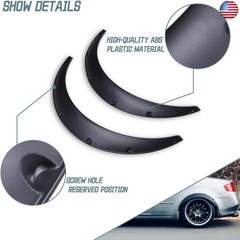 DREAMIZER 80cm Fender Flares Universal for Cars – Wide Body Kit 35mm Flexible