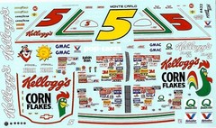 Powerslide 422 #5 Kelloggs 1995-96 Terry Labonte 1/24 waterslide decal