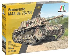 PLATZ/italeri 1/35 WWII Italian Self-Propelled Gun Semovente M42 da 75/34