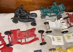 Lot of 9 Vintage 1950s Revell Highway Pioneers Action Miniatures-Parts Restore