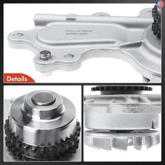 A-Premium Engine Water Pump W/Pulley [DOHC, 6Cyl 3.5L 3.7L] Compatible with