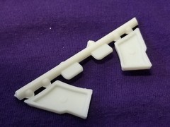 1957 Chevrolet Bel Air REAR ARM RESTS for 1:16 AMT Model Kit 57 Chevy