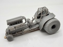 Mini V12 Pulling Tractor 1/25 Scale Resin Model Kit
