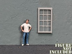 1/64 Scale Windows For Diorama Buildings (set of 12)