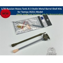 1/35 Russian Heavy Tank JS3 Stalin Metal Barrel Shell Kit for Tamiya 35211 Model
