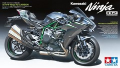Tamiya 1:12 Kawasaki Ninja H2 Carbon Plastic Model Kit 14136