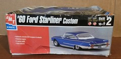 AMT Ertl ’60 Ford Starliner Custom Unassembled Model Kit White Plastic 10+ Years