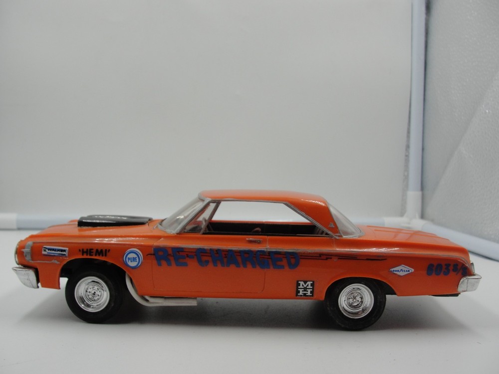 Vintage & Rare JO-HAN DODGE Polara RE-CHARGED SUPER STOCK Drag Car 1/25