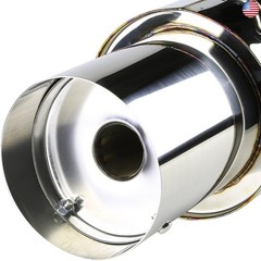 DNA MOTORING CBE-ARSX-NS Stainless Steel Cat Back Exhaust System [Compatible