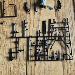 Built Model Car, 1991 Monogram Stock Car STARTED, INCOMPLETE, MODIFIED
