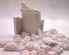 1/35 Diorama Ruins Walls Rubble Debris Brick Concrete Finest Quality & Detail