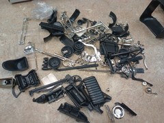 Vintage 60’s 70’s MODEL KIT Junkyard Graveyard Car Parts Boxes LOT Huge 750+
