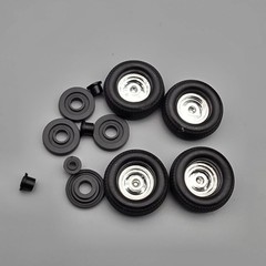 1/25 1/24 Wheels Tires Vintage Hotrod Goodyear GT Kit Bash Model Car Junkyard