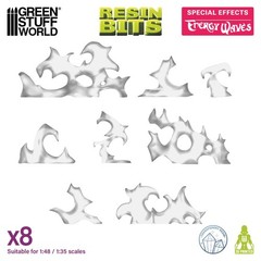 Energy Waves 1:48-1:35 – Resin, miniature, magical spell