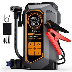Doorii 6000A Jump Starter Air Compressor 10-In-1 Car Jumper Starter Portable