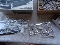 AMT # 6815 1949 MERCURY SEDAN Open Parts Kit Not Complete 1/25 Scale