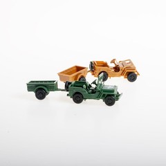 DIY 1:72 Scale Willys Jeep Model Kit – 2 Jeep Models & 20 Soldiers Included