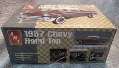 AMT 1957 Chevy Hard Top 1:25 Scale Model Kit 31798 Open Box