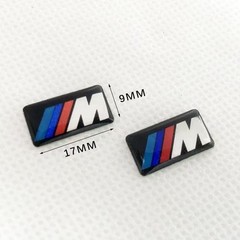 10PCS For BMW M WHEEL STICKER 17x9mm 19x11mm 16x7mm 3D Sticker Set
