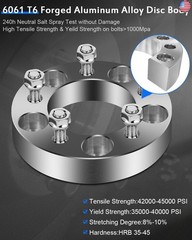 ECCPP 4PCS 1.25 inch 5×4.75 to 5×4.5 Wheel Adapters Conversion 5×120.65mm to
