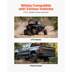 Winch Mount, 15000 Lbs. / 6803 Kg Load Capacity, Trailer Hitch Winch Mount with