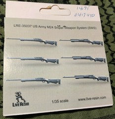 M24 M-24 SWS SNIPER US ARMY Live Resin 1/35 LRE-35037
