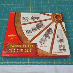 Craftmaster Wagons of the Old West Stage Coach Wood Model Craft Master Open Box