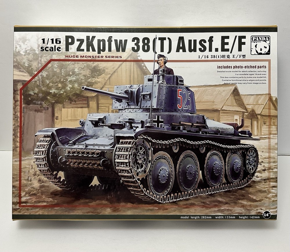 Panda #16001 1/16 German WWII Pz.Kpfw.38(t) Ausf E/F Tank
