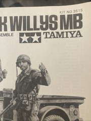 Tamiya 35015 U.S. Jeep 1/4 ton 4×4 Willys MB 1:35 Scale Model Kit 1/35 Series