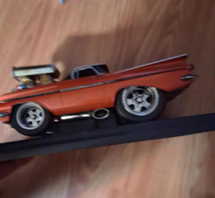 Vintage 1959 EL CAMINO,Fair Condition 12 Inches by 6.5 Inches Color Burnt Orange