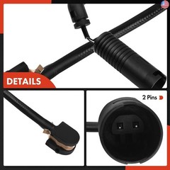 A-Premium Front and Rear Disc Brake Pad Wear Sensors Compatible with BMW E46