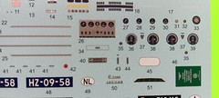 REVELL Jaguar XK-E Type Coupe 1/24 Waterslide Decal Sheet Dash Cluster Hi Detail