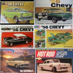 56 Chevrolet 210 Bel Air UPPER 1/4 TRIM for Atlantis Revell 1:25 Model Kit 1956