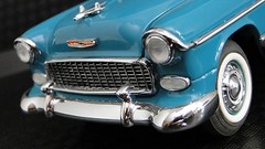 55 Chevy Pickup Truck Race Car Built Metal Model Vintage Classic57Promo1957Nomad