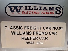 Williams Reefer Promo car-#94 C-9 New-Take a Look!