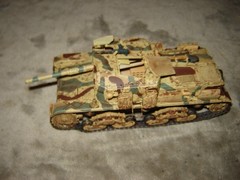 Built Tank 6 inches long Well Built & Painted Excellent Cond Nice Paint