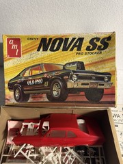 AMT Chevy Nova SS Pro Stocker 1/25 Model Kit Vintage