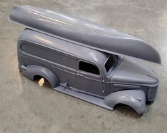 3D Printed 1/25 Canoe Load Camping Model Car Truck Accessory