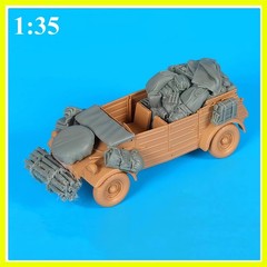 1:35 Cast Resin Model Kit, Tank Parts Pile Up, Gk, Uncolored Model Kit