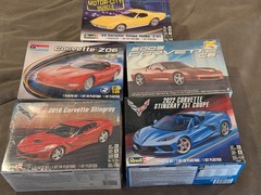 Corvette C3 C5 C6 C7 C8 Revell Model Kits