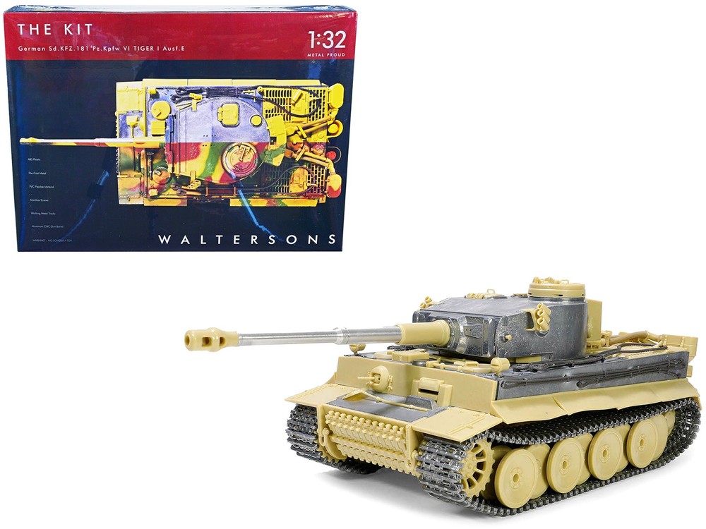 Skill 4 Model Kit German Sd.Kfz.181 Pz.Kpfw VI Tiger I Heavy Tank 1/32 Scale