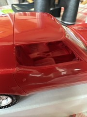 RARE Vintage MPC 1972 Red Chevrolet Corvette 454 Coupe Mille Miglia Dealer Promo
