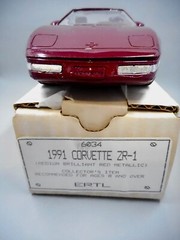 AMT/ERTL 1991 CORVETTE ZR-1 LIMITED EDITION PROMO RED METALLIC