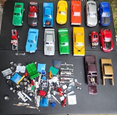 Model Junkyard/parts Plastic Muscle Car Lot Ford,Chevy, Mopar, Pontiac