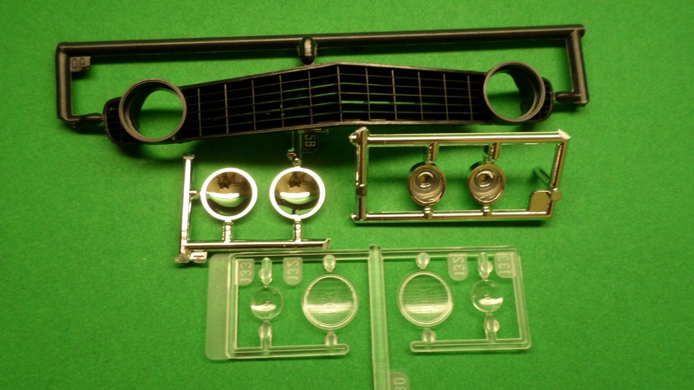 1969 chevy Camaro Z28 SS 1/12 new grille grill hadlamp lenses glass chrome trim